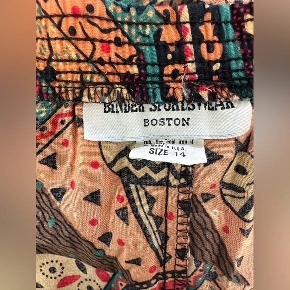 Vintage Southwestern Style Skirt‎ Binder Sportswear Size 14 RUNS SMALL - Picture 9 of 10